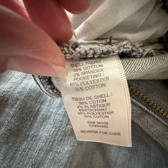 Rebecca Taylor EUC size 4 skinny cropped jeans - Picture 6 of 6